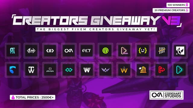 Fivegift - 🎉Creators Giveaway | v3